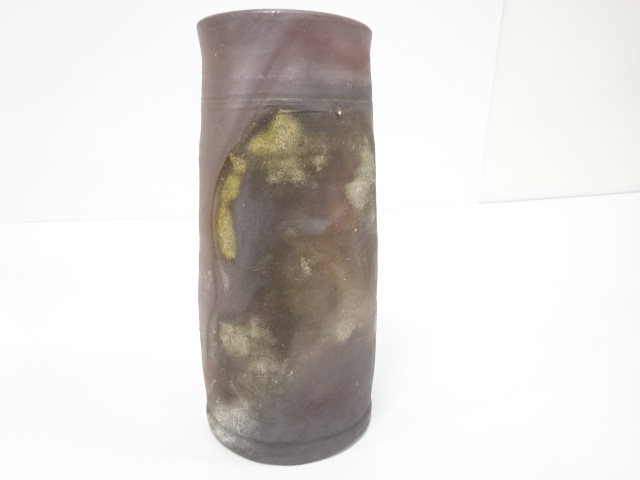  備前焼　藤原和造　花入